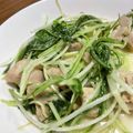 ぽんこぽこり's cooksnap of when they made 鶏肉と水菜の塩ダレ炒め.