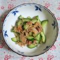 mmameco's cooksnap of when they made 塩辛のしらすきゅうり.