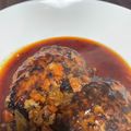 炊飯係り's cooksnap of when they made さっぱり煮の残り汁で煮込みハンバーグ！.