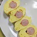 Cony◎'s cooksnap of when they made お弁当。卵焼きウインナー入り.
