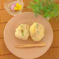 hikarin♪'s cooksnap of when they made はんぺんとお豆腐、カニカマのもちもち団子.