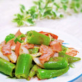 Satoco❋'s cooksnap of when they made 【野菜ソムリエ】万願寺甘とうマヨ炒め.