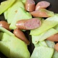 ふぁんころ's cooksnap of when they made ハヤトウリとベーコンの炒め物.