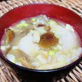 料理男子部🍻's cooksnap of when they made なめこと里芋とお豆腐の味噌汁♬.
