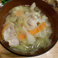 ポメちょん's cooksnap of when they made 寄せ鍋風♡具だくさんスープ.