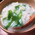 あさりのごはん's cooksnap of when they made 【鍋いらず！】ﾚﾝｼﾞでわかめ雑炊.