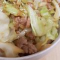 あさここなっつ's cooksnap of when they made キャベツとひき肉の味噌炒め.