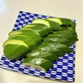 azbjbn's cooksnap of when they made ズッキーニのぬか漬け.