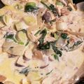 mint3mint3's cooksnap of when they made ☆ささみとほうれん草のクリーム煮☆.