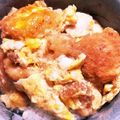 クック7SF4MX☆'s cooksnap of when they made カツとじキャベツ丼♪.