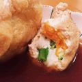 とうやんママ's cooksnap of when they made あげ卵巾着.