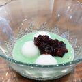クックZ0T14L☆'s cooksnap of when they made 簡単！もちもち白玉入り抹茶ラテぜんざい.