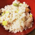 ミルキーバナナ's cooksnap of when they made コーンとツナの炊き込みご飯.