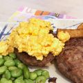 himekingyo's cooksnap of when they made フワフワ！スクランブルエッグ.