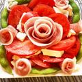 ◎◎ダイエット◎◎'s cooksnap of when they made 母の日、パーティーに、お花トマトサラダ.