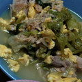 だーのー嫁's cooksnap of when they made レタス大量消費！卵と炒めるだけ♫.