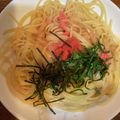 ★ｃｈａｉ娘★'s cooksnap of when they made 和えるだけで簡単！たらこクリームパスタ.