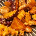 ケニクロ's cooksnap of when they made さつまいもと鶏胸肉のトッポギ風炒め.