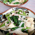 春美姫's cooksnap of when they made 私流✿ほうれん草とえのきの簡単おひたし.