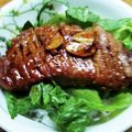 プルンバゴ's cooksnap of when they made 男のロマンだ！バター醤油なトンテキ丼.