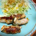 GoGo島みかん's cooksnap of when they made 巻いて焼くだけ！豆腐と大葉の肉巻き.