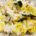 菜つ実☆ミ's cooksnap of when they made きのこと菊の花の混ぜご飯.
