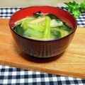 KBBキッチン☆'s cooksnap of when they made えのきわかめブロッコリーの茎のみそ汁.