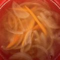 ひぃちゃんひー's cooksnap of when they made ☆5分で完成☆オニオンコンソメスープ.