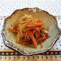 Kenmamac's cooksnap of when they made レンジで簡単☆きんぴらごぼう☆.