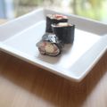 みるく茶's cooksnap of when they made お弁当に～♪カニかまチーズの海苔巻き.