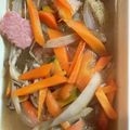 9ma9ma's cooksnap of when they made ごぼう・人参・玉葱・ベーコンのスープ.