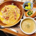 miwayon's cooksnap of when they made 簡単▶極旨濃厚リッチ◀滑らかカルボナーラ.