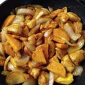 ラフロイグ31年's cooksnap of when they made さつまいもと鶏むね肉の甘酢炒め.