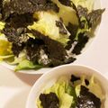 クック1DNE7V☆'s cooksnap of when they made 超簡単！レタスと海苔のオリーブ醤油サラダ.