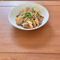 Etsu☆ko's cooksnap of when they made オイマヨ♡豚肉としいたけのふわふわ玉子.