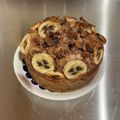 nmmnsora's cooksnap of when they made バナナとチョコチップの米粉パウンドケーキ.