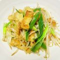 azbjbn's cooksnap of when they made 肉ナシでも満足♡もやし炒め.