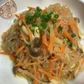 240915's cooksnap of when they made 作り置きにも♪白滝のチャプチエ風.