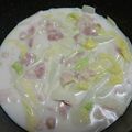 55才のおじさん's cooksnap of when they made 白菜とベーコンのクリーム煮.
