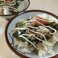 papikun's cooksnap of when they made 明太子と海苔かつお節丼.