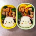 Chaaa_room's cooksnap of when they made コロンと♪わんちゃんおにぎり＊キャラ弁.
