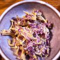 カメ姫☆'s cooksnap of when they made 菊花とキノコの酢の物.