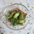 mmameco's cooksnap of when they made オクラとイカの塩辛和え.