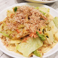 なないろの雪's cooksnap of when they made キャベツとちくわのソース炒め＊副菜に.