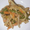 ちゃちゅ2's cooksnap of when they made もやしと人参とピーマンの三色ごま和え.