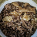 ひぃちゃんひー's cooksnap of when they made 豚ひき肉と油揚げのとろとろ煮♪.