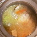 ☆ドキンちゃん☆”'s cooksnap of when they made いい出汁かおる白菜 椎茸の味噌汁^^.