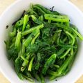 いなぬ's cooksnap of when they made レンジでさっと一品♪小松菜のナムル.