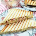 在宅勤務のおじさん's cooksnap of when they made キャベツたっぷりホットサンド♪.