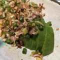ま～さ's cooksnap of when they made 世界一のアボカドミョウガネギオリーブ醤油.